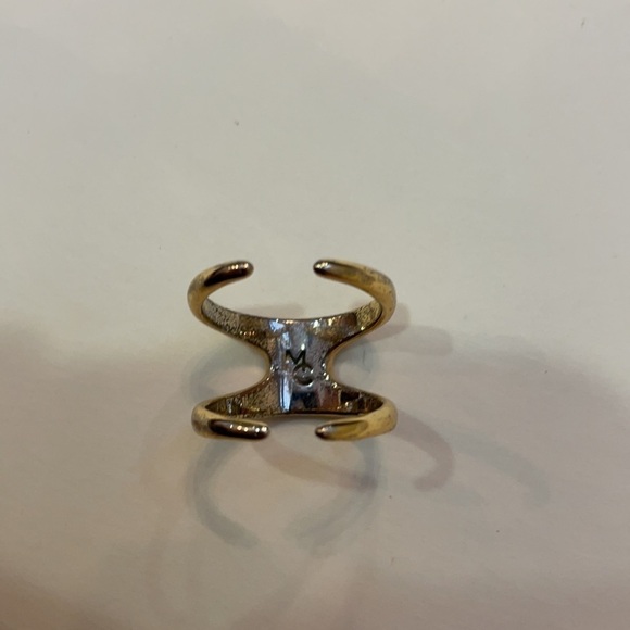 Luv AJ The Triple Spear Bangle Ring in Antique Gold - Picture 5 of 7